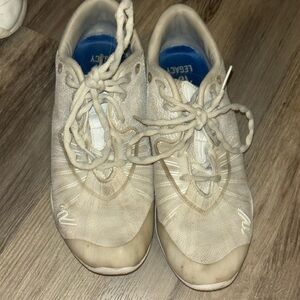 Varsity white cheer shoes